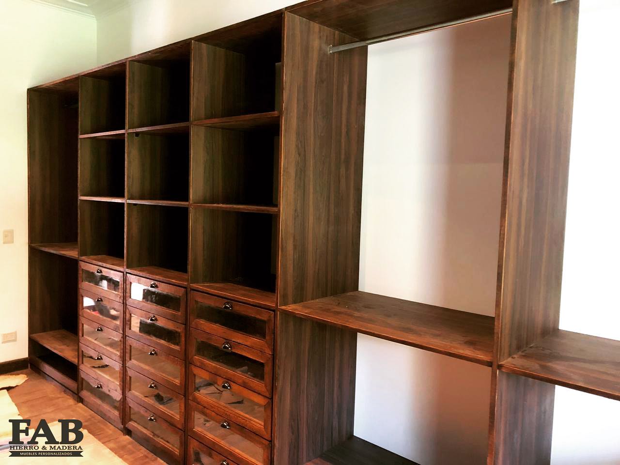 Vestidor rústico a medida